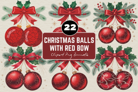 Christmas Balls with Red Bow Holly Png: A Designer’s Review for Holiday Illustrations
