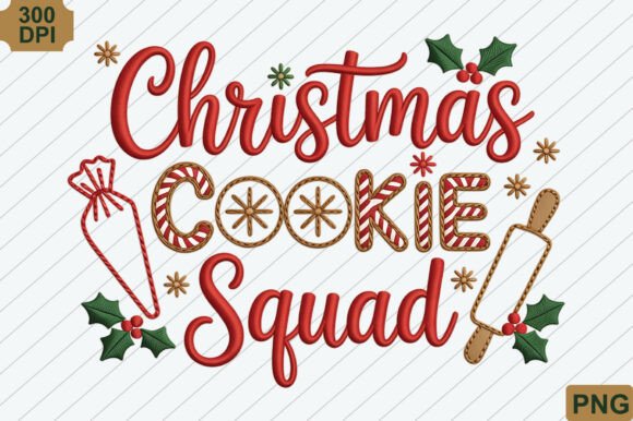 Christmas Cookie Squad, Christmas PNG Review for Illustrations