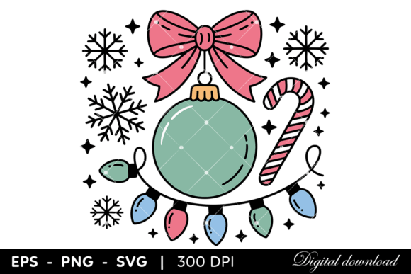 Christmas Ornament with Candy Cane Embroidery Review