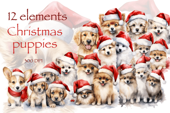 Christmas Puppies Clipart: A Designer’s Review for Seasonal Illustrations