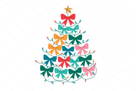 Christmas Tree Svg Coquette Christmas Bo Illustrations Review