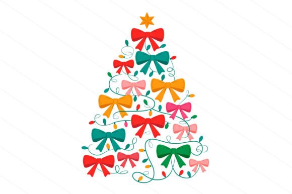 Coquette Christmas Bow Tree Png Illustrations Review