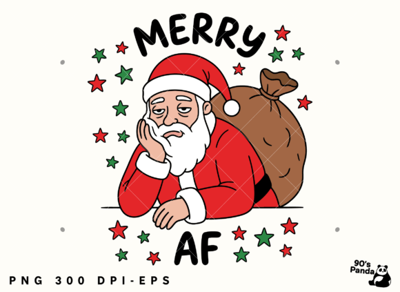 Funny Christmas Merry AF Santa Png Eps: A Practical Review for Illustrations