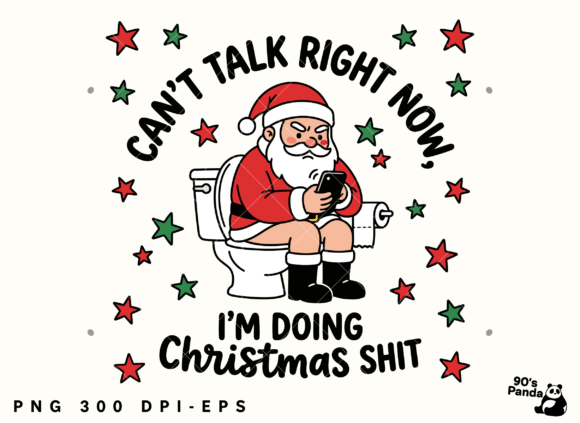 Funny Christmas Santa Png Eps Illustrations Review