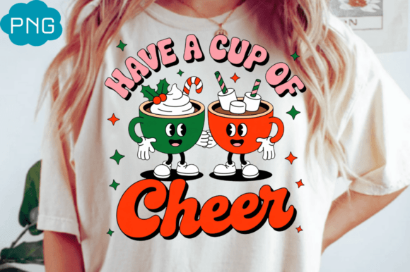 Retro Christmas Cup of Cheer PNG: A Designer’s Review for Small Business Branding and Illustrations
