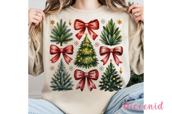 Review: Christmas Trees and Bows Clipart PNG