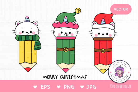 Unicorn Cat Christmas Pencil Elf Santa Review